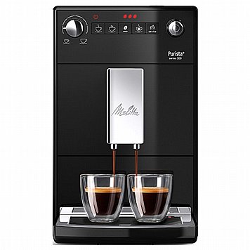 מכונת קפה טוחנת מליטה Melitta Purista Black שחור מכונת קפה טוחנת מליטה Melitta Purista Black שחור