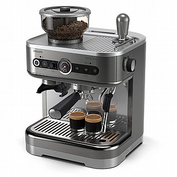 מכונת אספרסו מקצועית Philips Barista Brew 3228/01 DUAL SILVER מכונת אספרסו מקצועית Philips Barista Brew 3228/01 DUAL SILVER