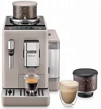 מכונת קפה אוטומטית DELONGHI RIVELIA EXAM 440.35W צבע לבן (הקצפת סטימר) מכונת קפה אוטומטית DELONGHI RIVELIA EXAM 440.35W צבע לבן (הקצפת סטימר)