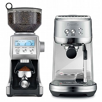 מכונת קפה Breville Bambino 450BES נירוסטה + מטחנה Breville Smart Grinder Pro מכונת קפה Breville Bambino 450BES נירוסטה + מטחנה Breville Smart Grinder Pro
