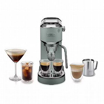 מכונת אספרסו ידנית Delonghi Dedica Duo EC890.GR ירוק פיסטוק מכונת אספרסו ידנית Delonghi Dedica Duo EC890.GR ירוק פיסטוק