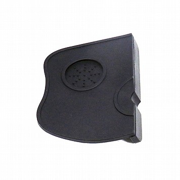 משטח גומי גדול לדוחסן קפה, מסיליקון שחור משטח גומי גדול לדוחסן קפה, מסיליקון שחור