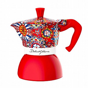 מקינטה ביאלטי מוקה אינדוקציה 4 כוסות (D&G) DOLCE & GABBANA מקינטה ביאלטי מוקה אינדוקציה 4 כוסות (D&G) DOLCE & GABBANA