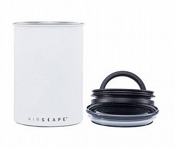מיכל איחסון קפה AIRSCAPE נירוסטה מוברשת 500 גרם מיכל איחסון קפה AIRSCAPE נירוסטה מוברשת 500 גרם