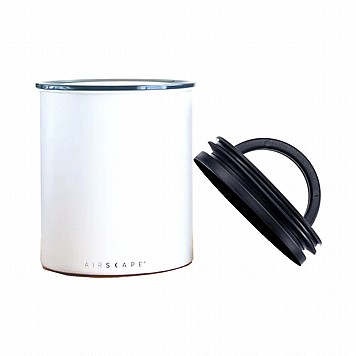 מיכל איחסון עם שסתום AIRSCAPE בגודל ק"ג, צבע לבן מיכל איחסון עם שסתום AIRSCAPE בגודל ק"ג, צבע לבן