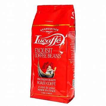 1 ק"ג פולי קפה Lucaffe EXQUISIT 1 ק"ג פולי קפה Lucaffe EXQUISIT