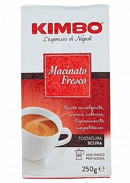 250 גרם קפה טחון Kimbo Macinato Fresco 250 גרם קפה טחון Kimbo Macinato Fresco