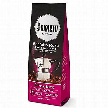 250 גרם קפה טחון 100% ערביקה Bialetti PERFETTO MOKA Pregiato 250 גרם קפה טחון 100% ערביקה Bialetti PERFETTO MOKA Pregiato