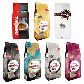 4 ק"ג קפה ג'ימוקה GIMOKA MIX מסדרת FOR HOME מיקס לבחירה 4 ק"ג קפה ג'ימוקה GIMOKA MIX מסדרת FOR HOME מיקס לבחירה