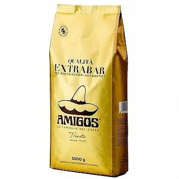 1 ק"ג פולי קפה - Espresso Coffee Qualita Amigos Extra 1 ק"ג פולי קפה - Espresso Coffee Qualita Amigos Extra