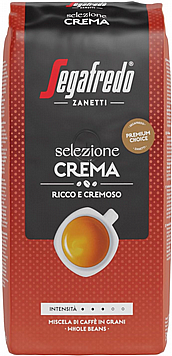 1 ק"ג פולי קפה Segafredo Selezione crema חוזק 8 1 ק"ג פולי קפה Segafredo Selezione crema חוזק 8