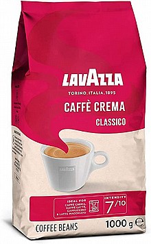 1 ק''ג פולי קפה Lavazza Caffe Crema Classico 1 ק''ג פולי קפה Lavazza Caffe Crema Classico