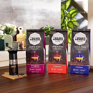3 ק"ג פולי קפה Bialetti מיקס טעימות לבחירה