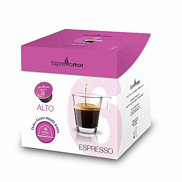 16 קפסולות תואמות דולצה גוסטו Espressomor Alto Dolce Gusto 16 קפסולות תואמות דולצה גוסטו Espressomor Alto Dolce Gusto