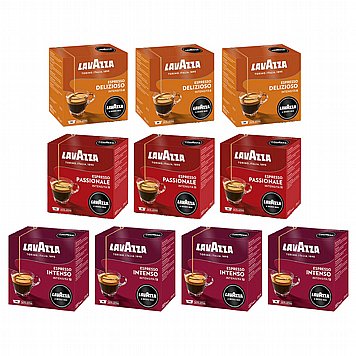 180 קפסולות קפה מיקס LAVAZZA A MODO MIO מקורי -Best Seller 180 קפסולות קפה מיקס LAVAZZA A MODO MIO מקורי -Best Seller