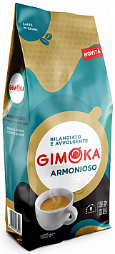 1 ק"ג פולי קפה GIMOKA ARMONIOSO חוזק 8 1 ק"ג פולי קפה GIMOKA ARMONIOSO חוזק 8