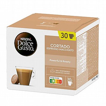 16 קפסולות DOLCE GUSTO NESCAF?® Cortado espresso macchiato 16 קפסולות DOLCE GUSTO NESCAF?® Cortado espresso macchiato