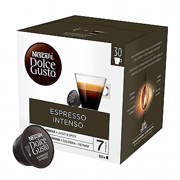 30 קפסולות ®DOLCE GUSTO NESCAF? קפה אספרסו אינטנסו חוזק 7 30 קפסולות ®DOLCE GUSTO NESCAF? קפה אספרסו אינטנסו חוזק 7