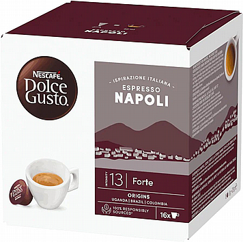 16 קפסולות ®DOLCE GUSTO NESCAF? Ristretto Napoli Style חוזק 13 16 קפסולות ®DOLCE GUSTO NESCAF? Ristretto Napoli Style חוזק 13