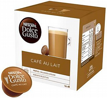 16 קפסולות DOLCE GUSTO NESCAF?® CAFE AU LAIT קפה לאטה חוזק 6 16 קפסולות DOLCE GUSTO NESCAF?® CAFE AU LAIT קפה לאטה חוזק 6