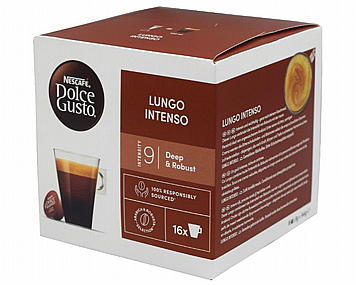 16 קפסולות DOLCE GUSTO NESCAF?® LUNGO INTENSO לונגו אינטנסו חוזק 9 16 קפסולות DOLCE GUSTO NESCAF?® LUNGO INTENSO לונגו אינטנסו חוזק 9
