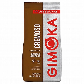 1 ק"ג פולי קפה GIMOKA CREMOSO - חוזק 8 1 ק"ג פולי קפה GIMOKA CREMOSO - חוזק 8