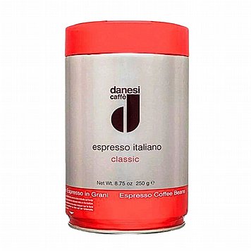 פחית 250 גרם פולי קפה דנסי אספרסו קלאסיק Danesi Classic פחית 250 גרם פולי קפה דנסי אספרסו קלאסיק Danesi Classic