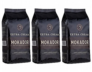 3 ק"ג פולי קפה MOKADOR EXTRA CREAM 3 ק"ג פולי קפה MOKADOR EXTRA CREAM